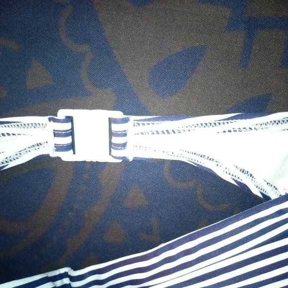 Bond-Eye Australia NipTuck Striped Bikini Set Sz 12 D/DD - Picture 5 of 14